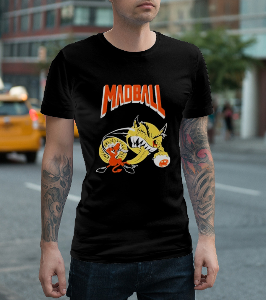 Madball Ball Of Destruction 1993 Tour Cartoon Monster Artwork T-Shirt