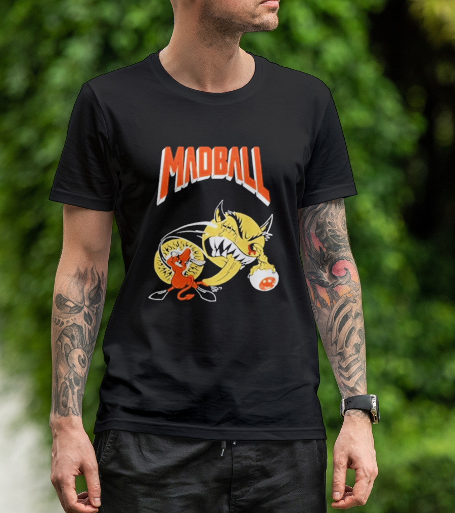 Madball Ball Of Destruction 1993 Tour Cartoon Monster Artwork T-Shirt