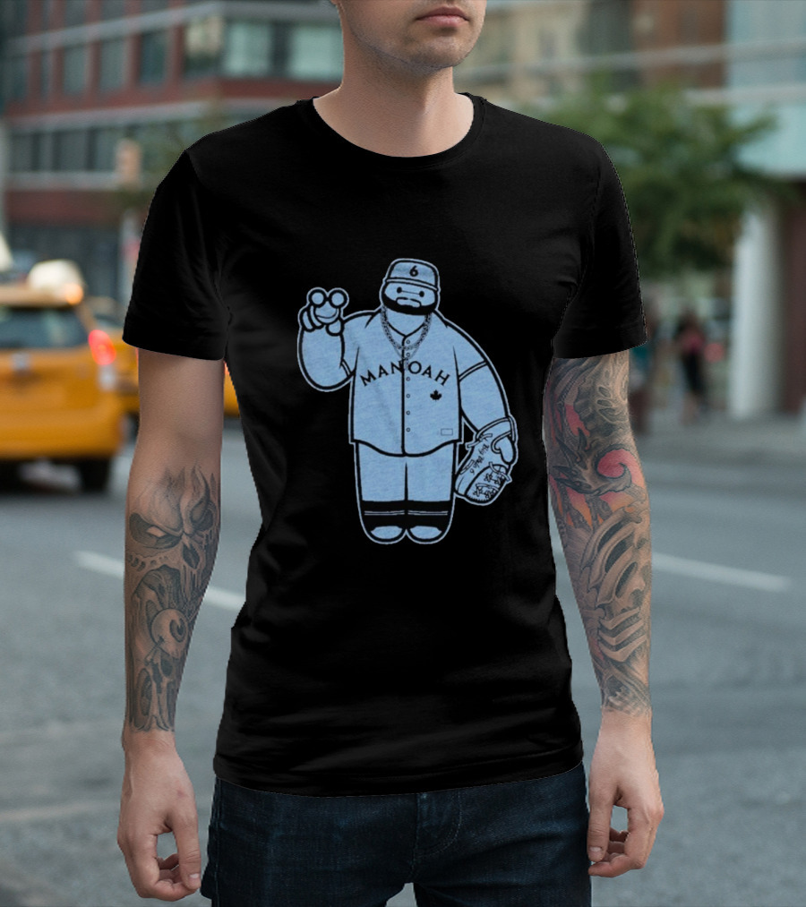 Manoah 6 Baseball Character Sports Graphic T-Shirt
