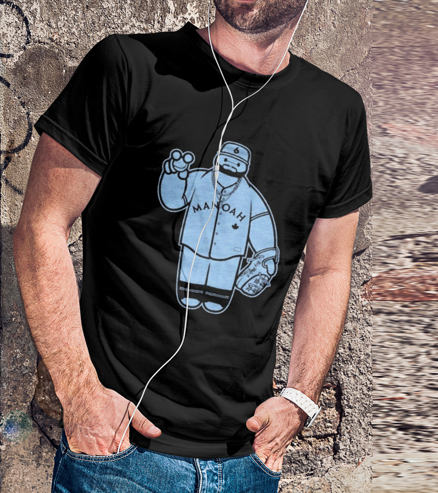 Manoah 6 Baseball Character Sports Graphic T-Shirt