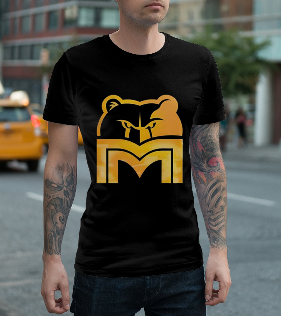 Memphis Grizzlies Playoff Pick Em 2025 Bear Head Logo T-Shirt
