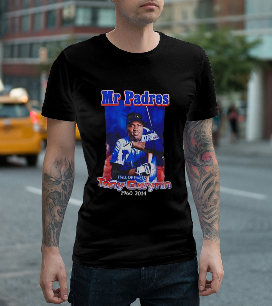 Mr Padres Tony Gwynn Hall of Famer 1960-2014 T-Shirt