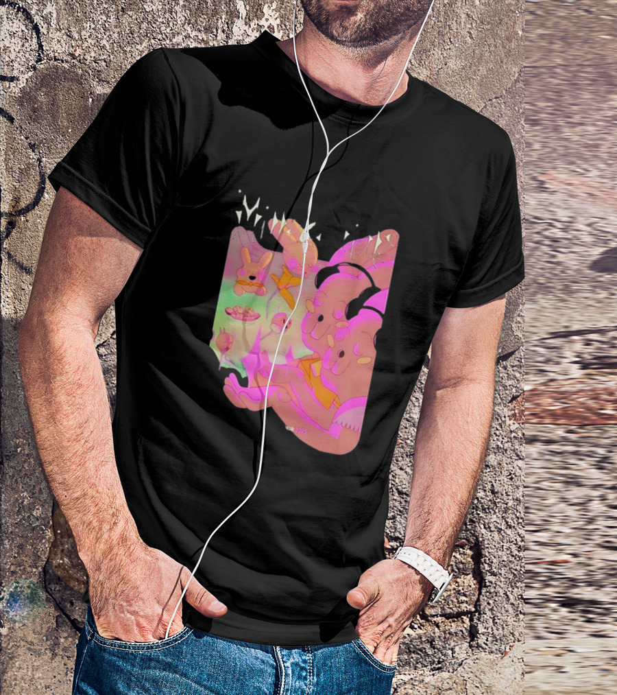 Milledenials Europe Tour 2025 Whimsical Cartoon Characters T-Shirt