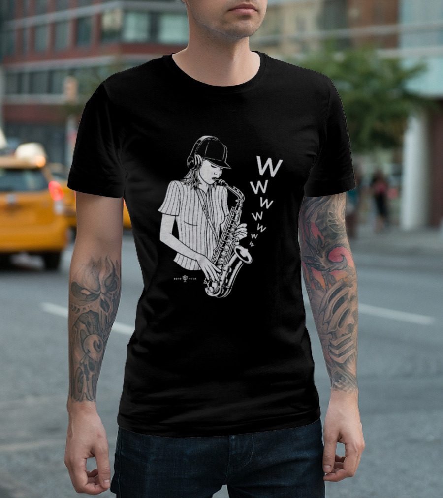 New York Yankees The Sax Lady T-Shirt