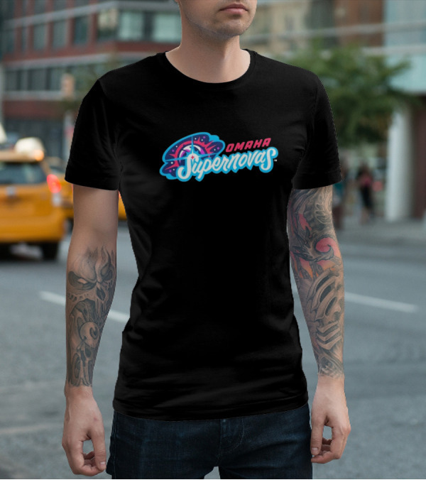 Omaha Supernovas 星 Burst Collection T-Shirt