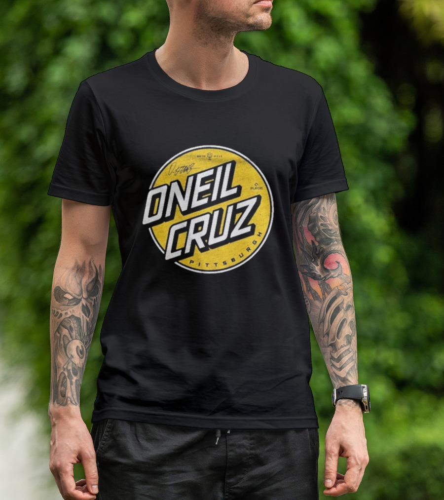 Oneil Cruz Pittsburgh Pirates Moto Wear Players Circle T-Shirt