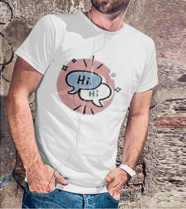 Heartstopper Hi Hi Love Story Conversation Bubbles T-Shirt