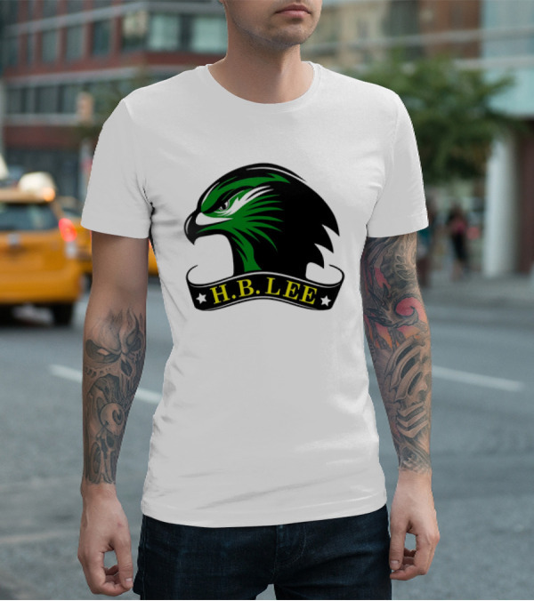 H.B. Lee Green Eagle Emblem T-Shirt