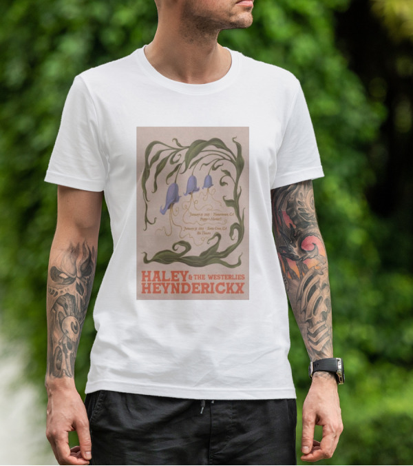 Haley Heynderickx & The Westerlies January 25 2025 Pioneertown CA Pappy + Harriet's January 31 2025 Santa Cruz CA Rio Theatre Tour T-Shirt