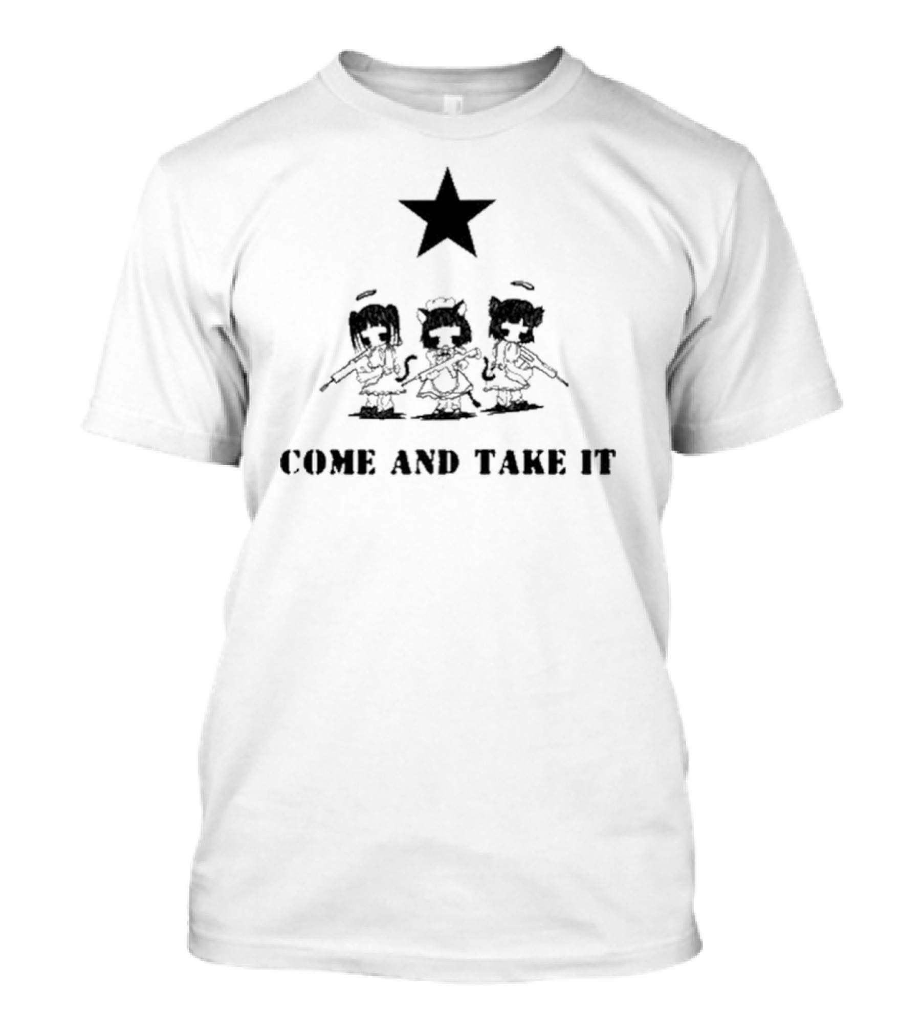 Happy UFO Oekaki Come And Take It T-Shirt