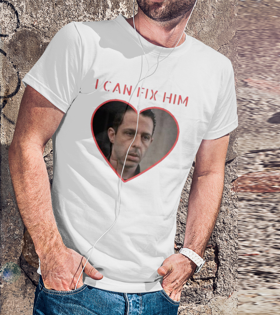 I Can Fix Him Kendall Roy Heart Outline Fan Merch T-Shirt