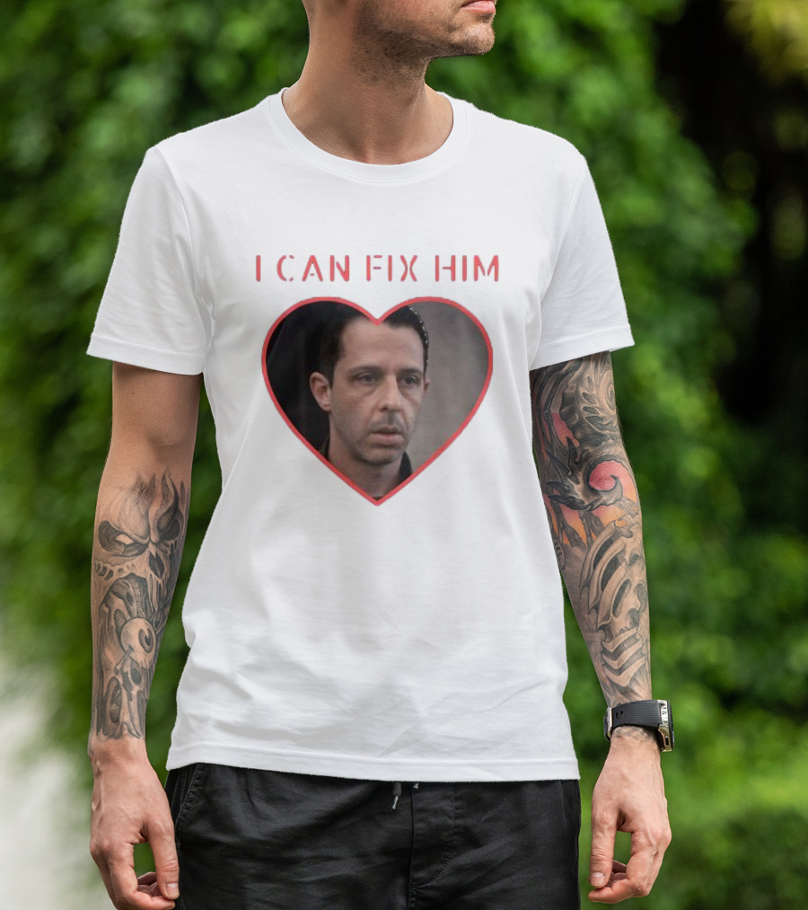 I Can Fix Him Kendall Roy Heart Outline Fan Merch T-Shirt