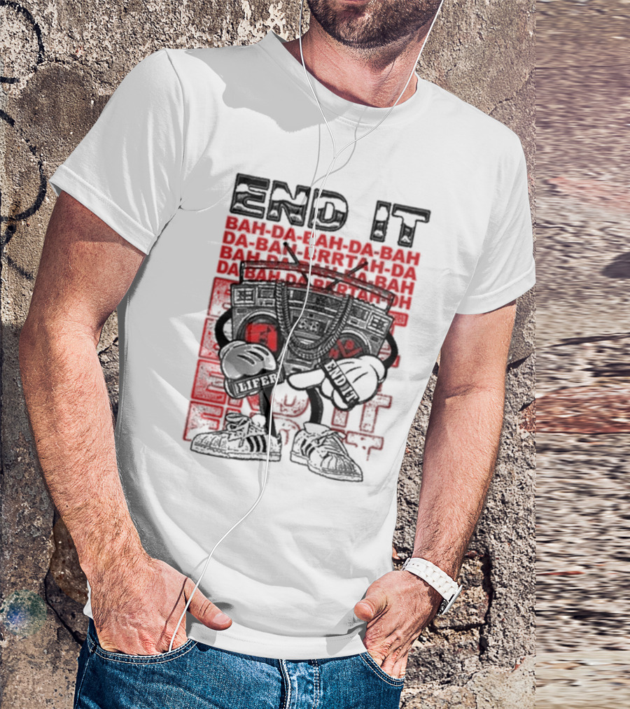 End It Holymountainprinting Baltimore Hardcore HB Lifer Ba Ba Ba Ba Ba Ba Ba Ba T-Shirt