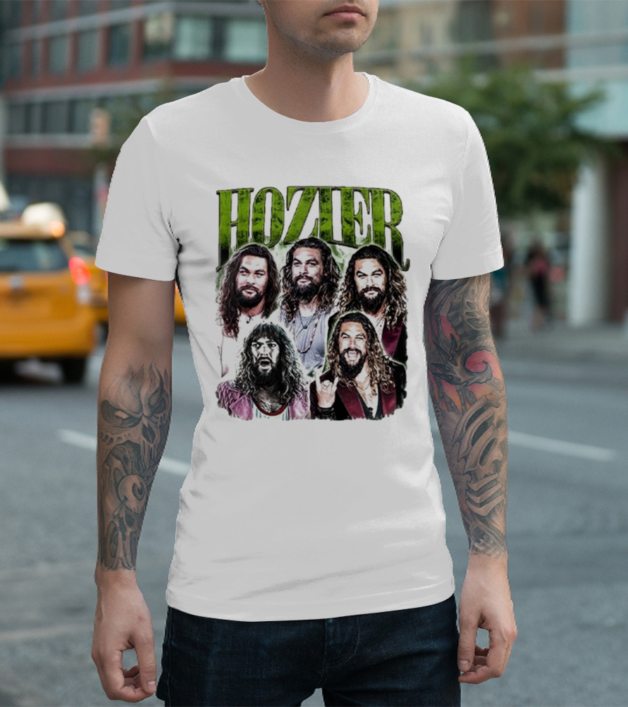 Hozier Jason Momoa Collage T-Shirt