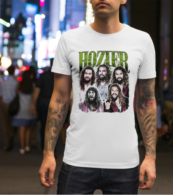 Hozier Jason Momoa Collage T-Shirt