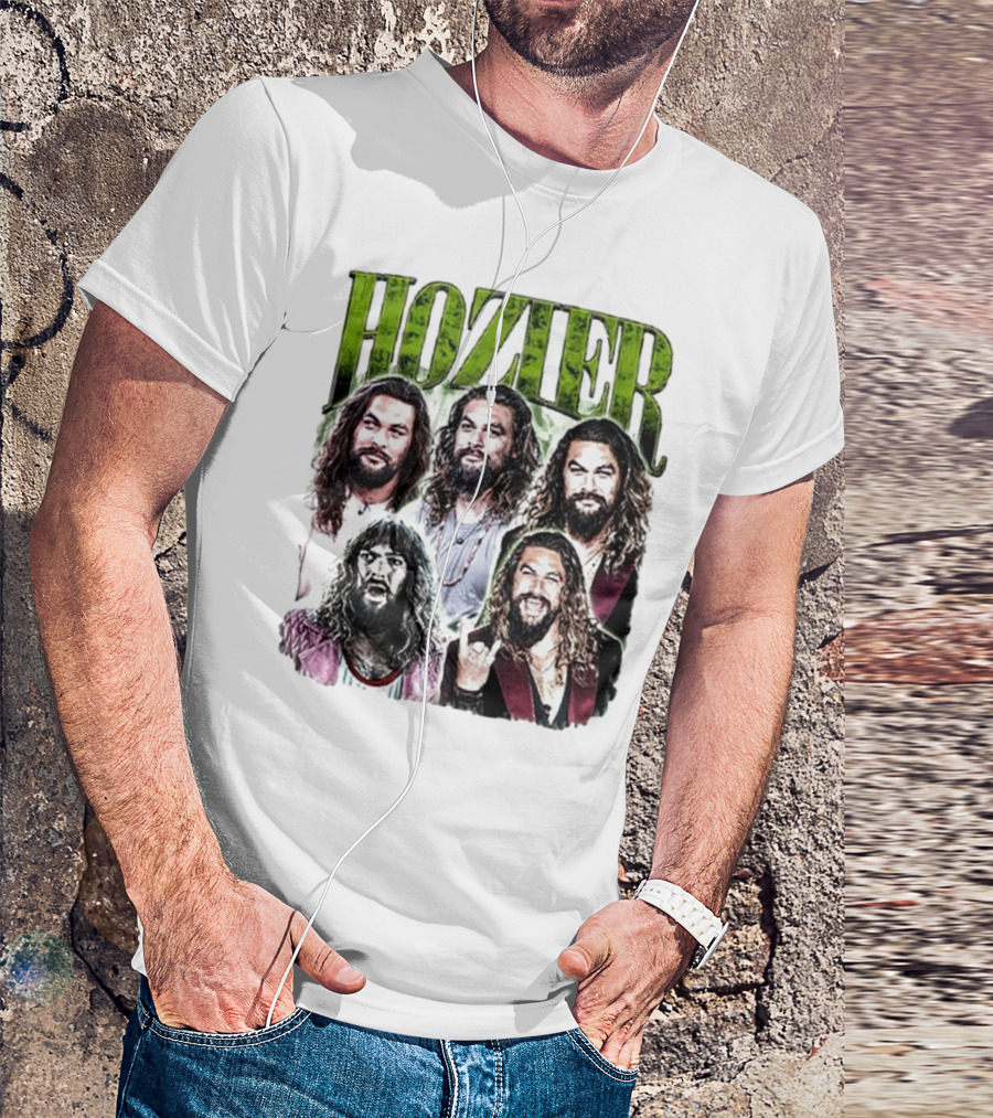 Hozier Jason Momoa Collage T-Shirt
