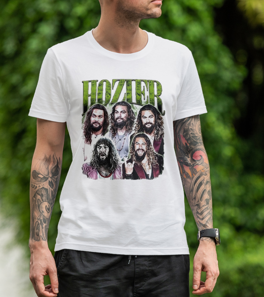 Hozier Jason Momoa Collage T-Shirt