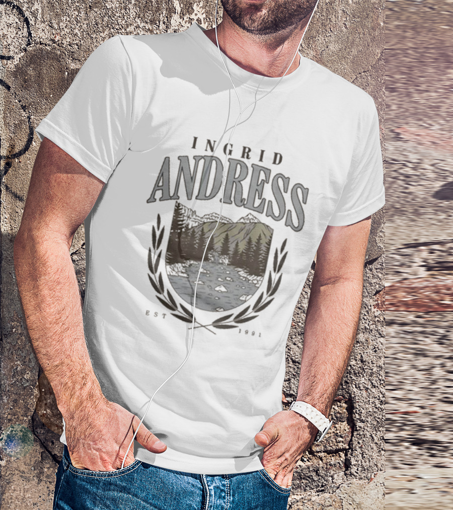 Ingrid Andress Colorado Mountains Est 1991 T-Shirt