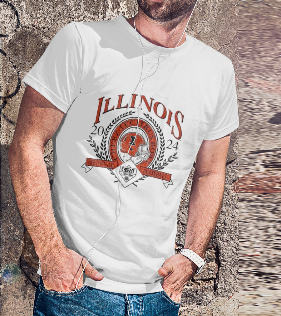 Illinois Fighting Illini Cheez-It Citrus Bowl Football T-Shirt