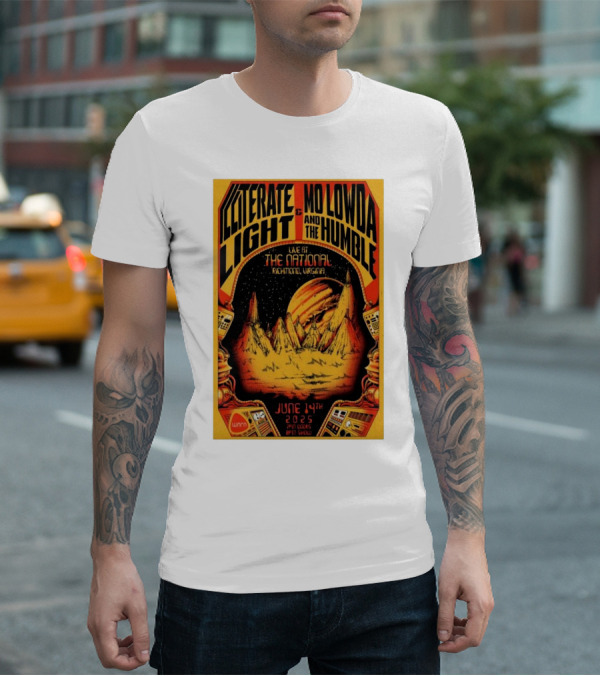 Illiterate Light Mo Lowda The Humble Live At The National Richmond Virginia June 14 2025 T-Shirt