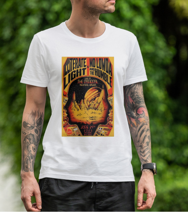 Illiterate Light Mo Lowda The Humble Live At The National Richmond Virginia June 14 2025 T-Shirt