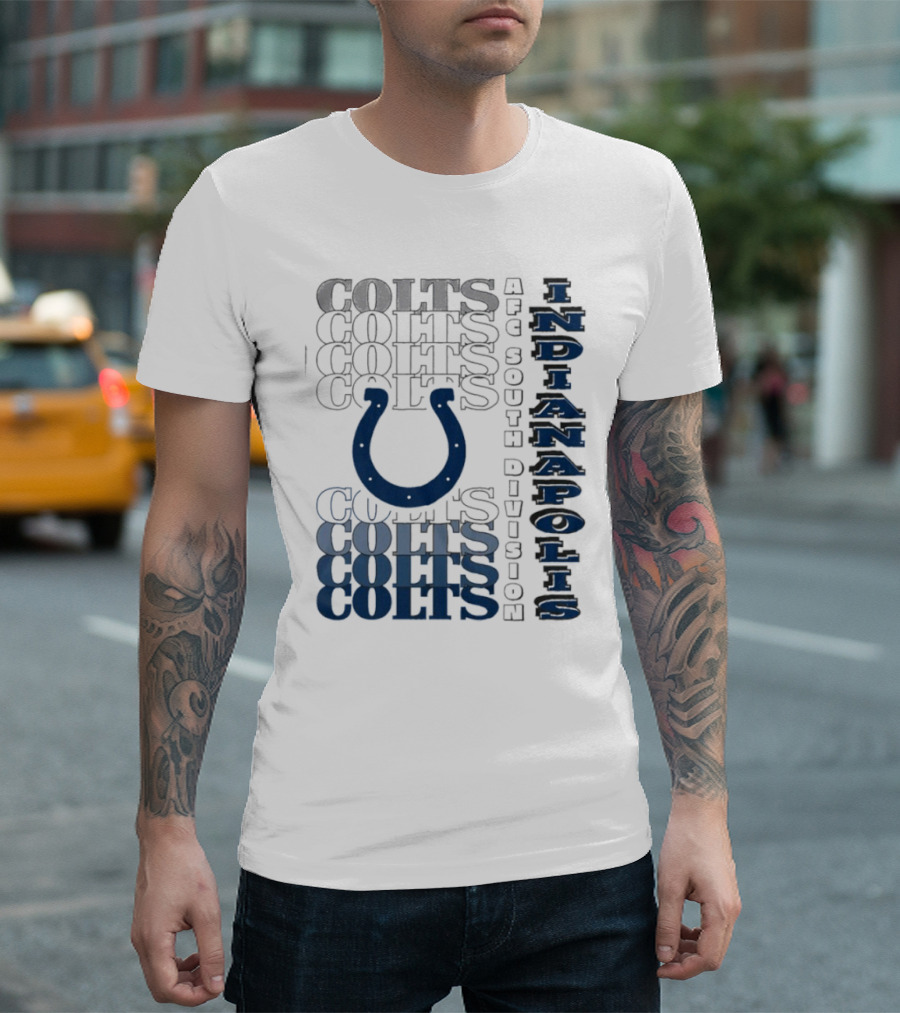 Indianapolis Colts AFC South Division Classic Colts Branding T-Shirt
