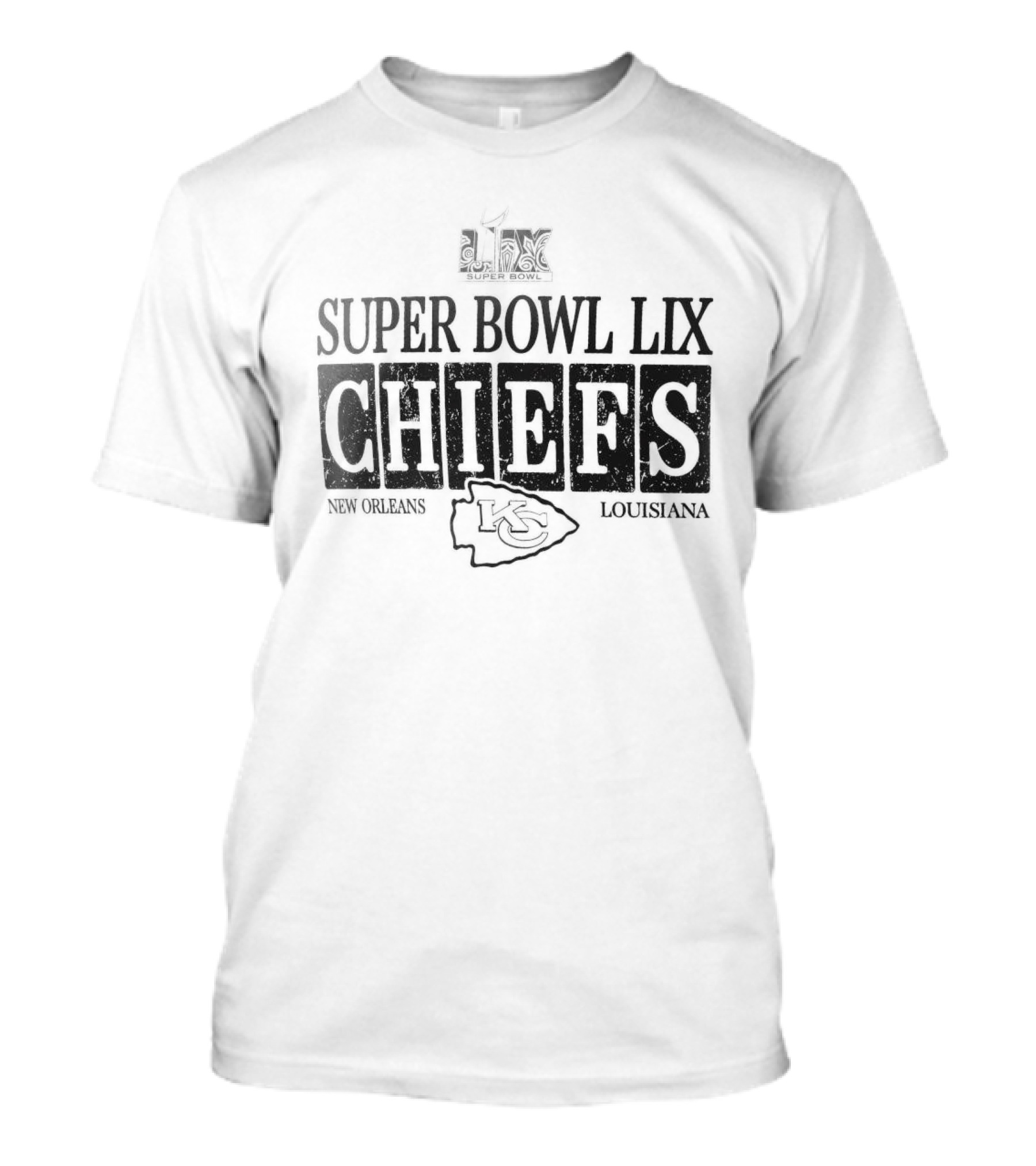 Kansas City Chiefs Super Bowl LIX Bound New Orleans Louisiana 2024-25 T-Shirt