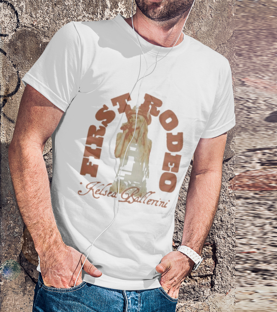 Kelsea Ballerini First Rodeo Cowgirl Hat Microphone T-Shirt