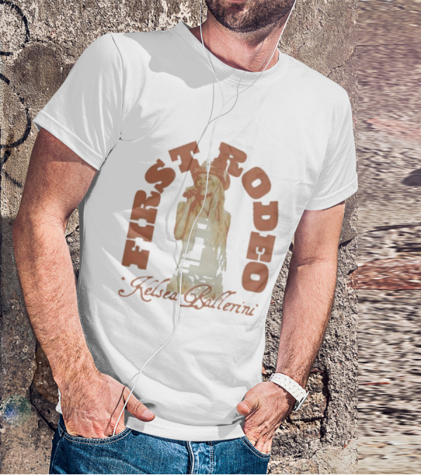 Kelsea Ballerini First Rodeo Cowgirl Hat Microphone T-Shirt