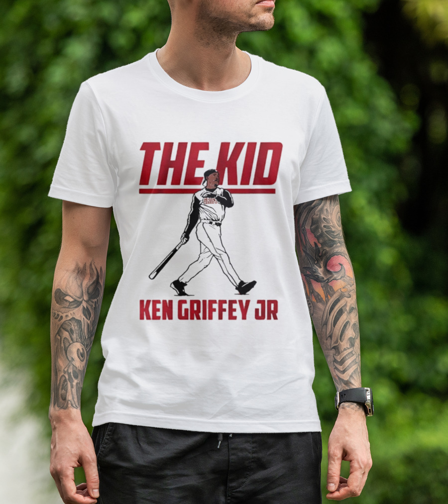 Ken Griffey Jr Cincinnati The Kid Baseball Legend T-Shirt