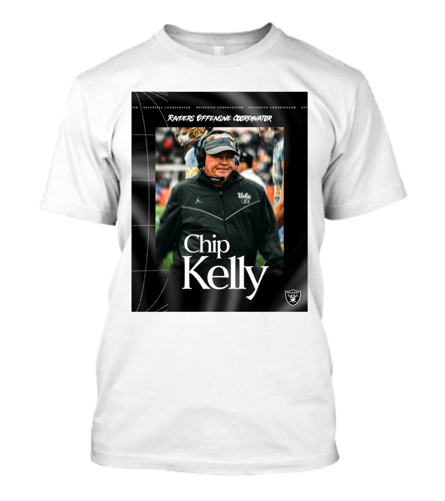 Las Vegas Raiders Offensive Coordinator Chip Kelly Welcome Silver And Black T-Shirt