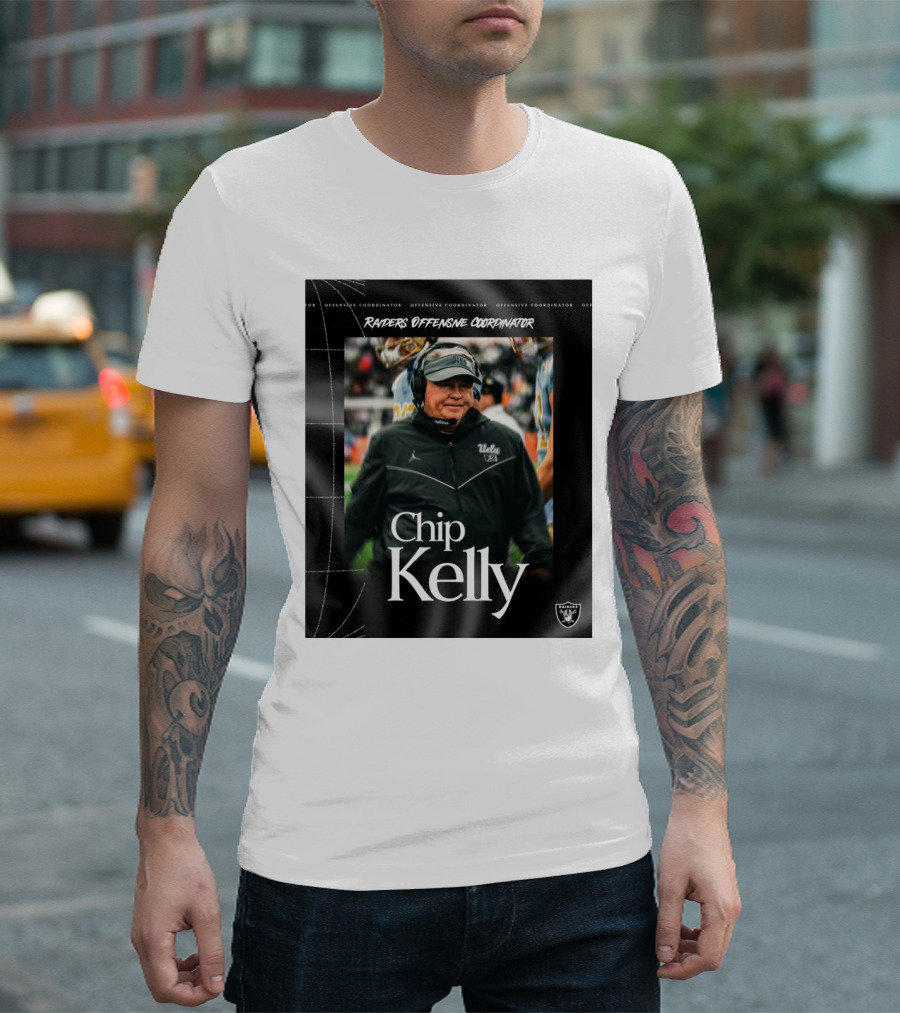 Las Vegas Raiders Offensive Coordinator Chip Kelly Welcome Silver And Black T-Shirt