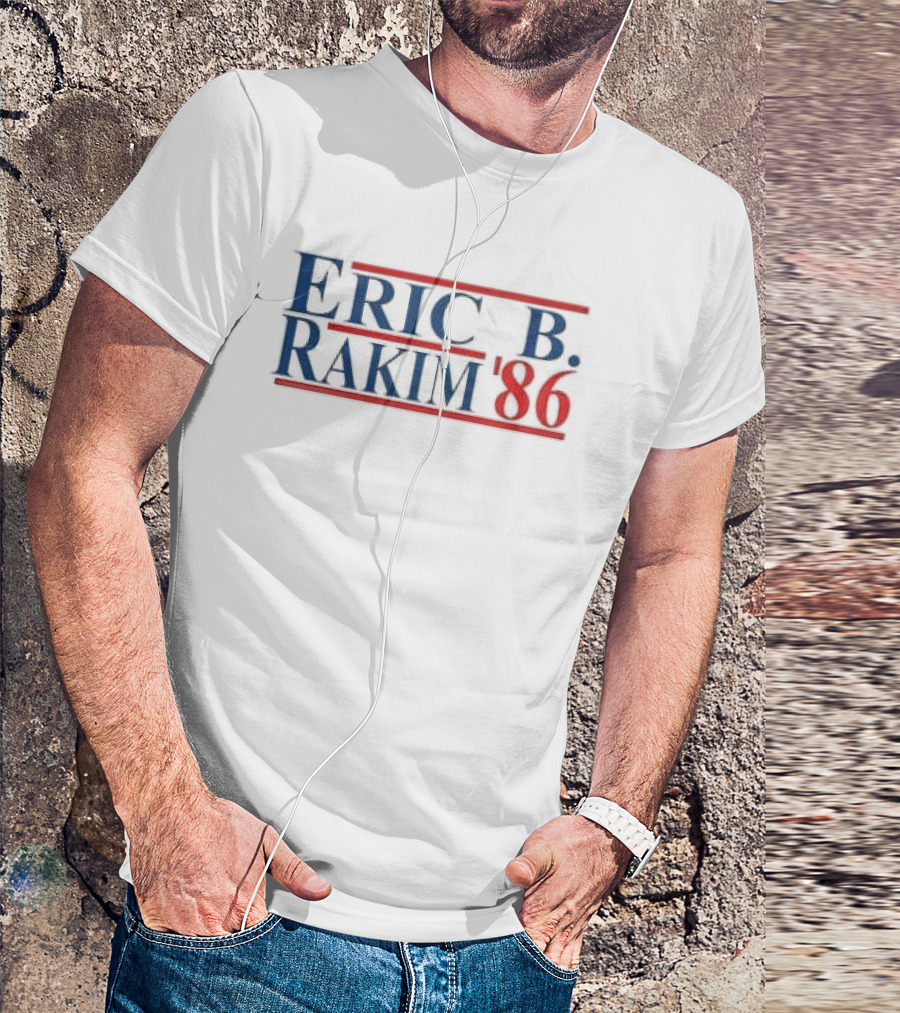 Eric B Rakim 86 Retro Hip Hop Tribute T-Shirt