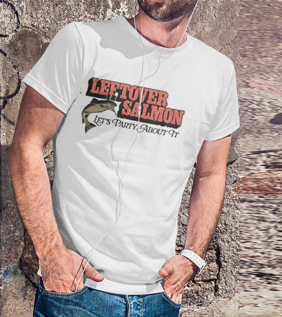 Leftover Salmon Let's Party About It Fish Graphic T-Shirt