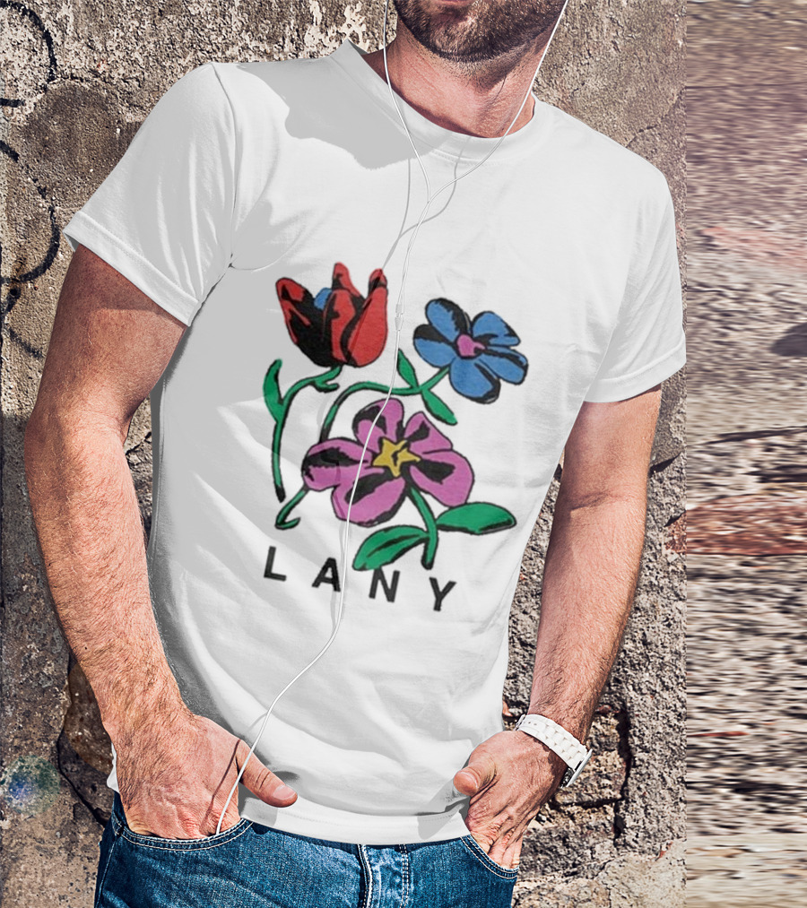 Lany ILYSB Colorful Flowers Artwork T-Shirt