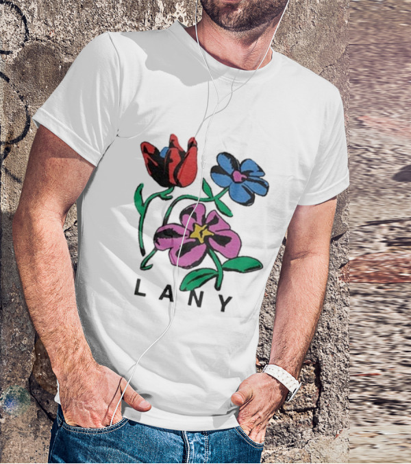 Lany ILYSB Colorful Flowers Artwork T-Shirt