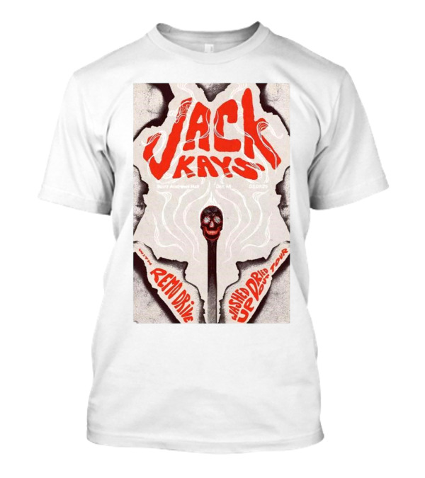 Jack Kays March 9 2025 St. Andrew’s Hall Detroit Featuring Remo Drive Washed Up Dried Up Tour T-Shirt