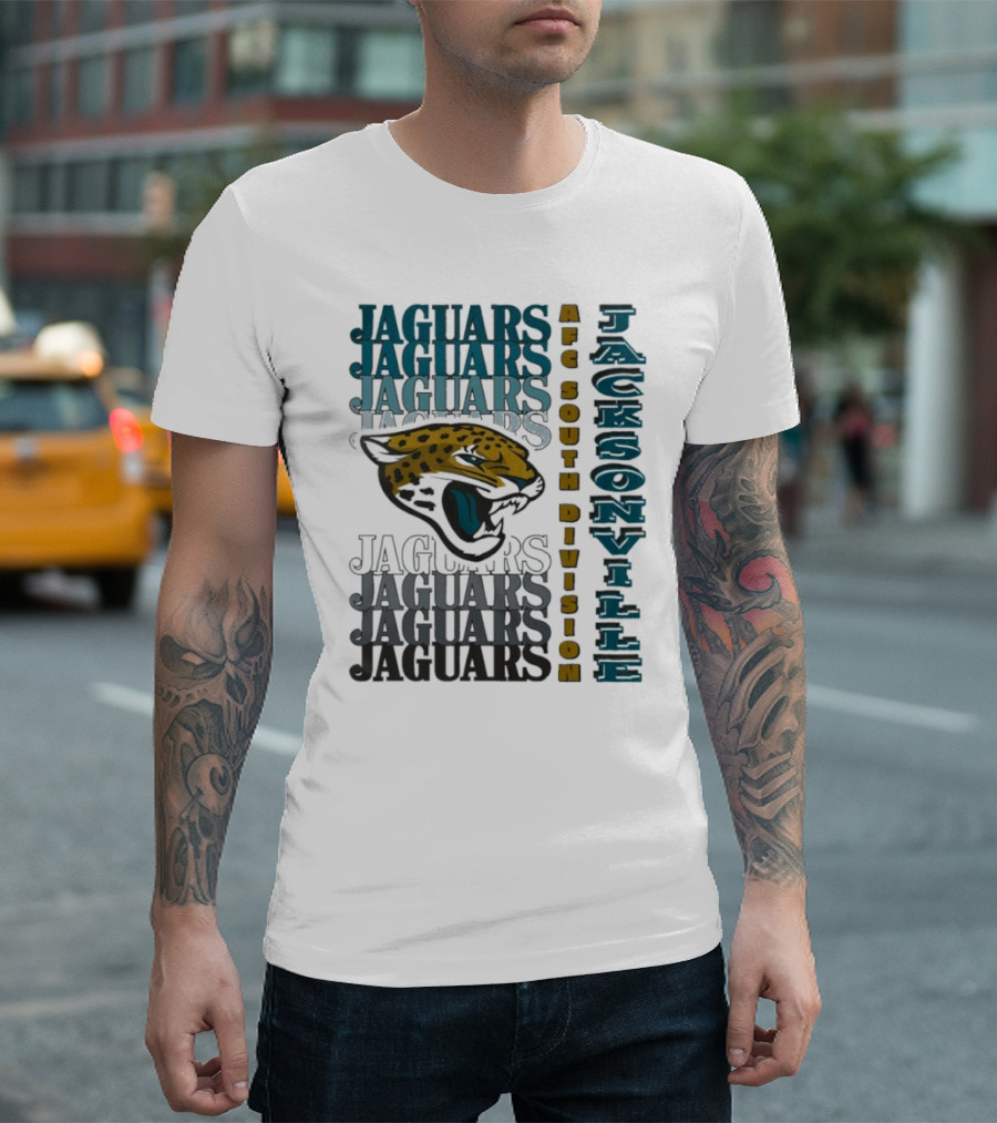 Jacksonville Jaguars AFC South Division Bold Team Spirit T-Shirt