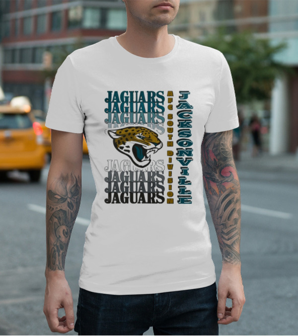 Jacksonville Jaguars AFC South Division Bold Team Spirit T-Shirt
