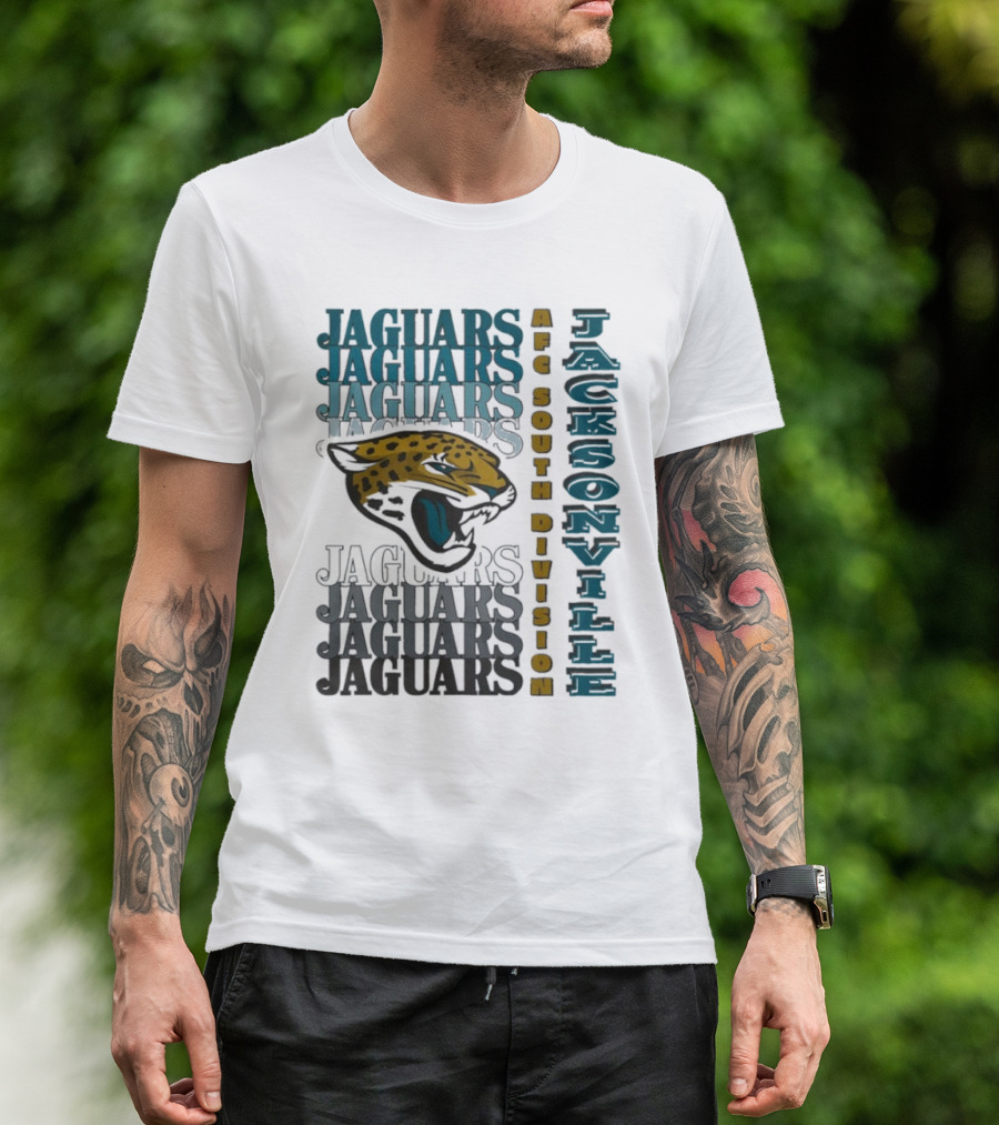 Jacksonville Jaguars AFC South Division Bold Team Spirit T-Shirt