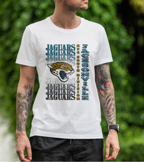 Jacksonville Jaguars AFC South Division Bold Team Spirit T-Shirt