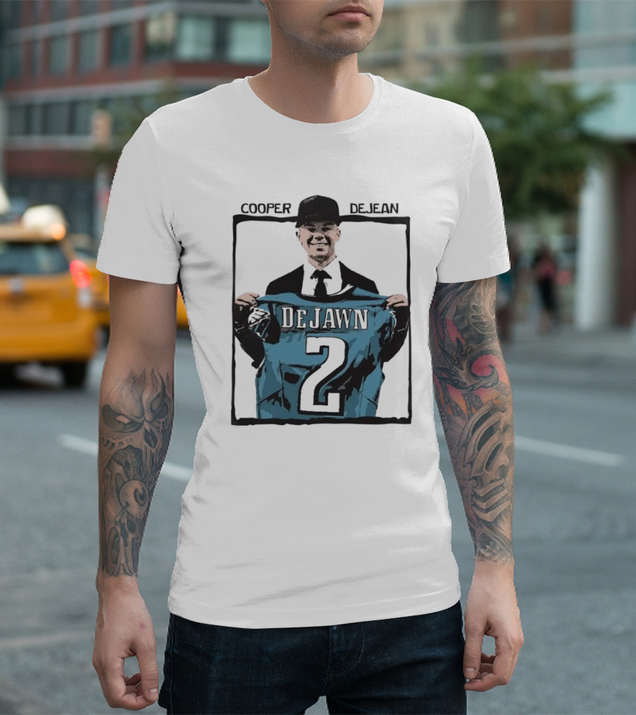 Cooper DeJean DeJawn Philadelphia Eagles Dark Horse 2 T-Shirt