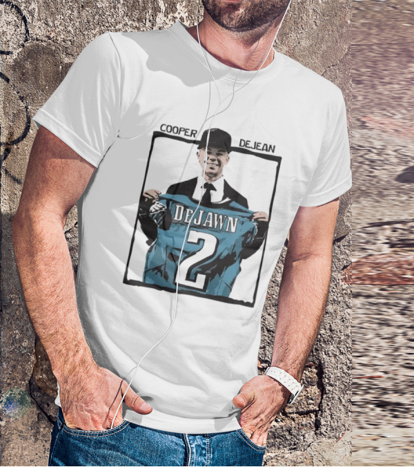"Cooper DeJean DeJawn Philadelphia Eagles Dark Horse 2" T-Shirt