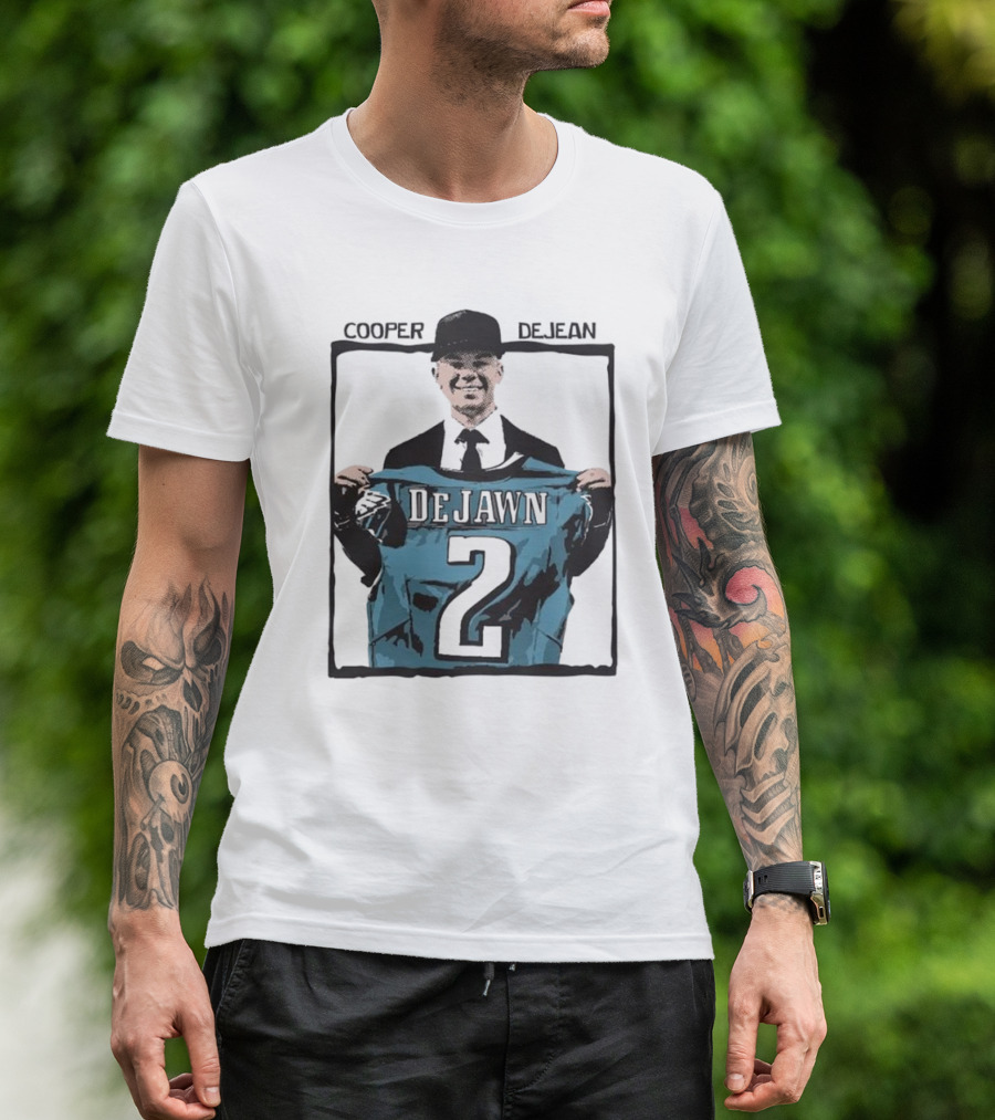 "Cooper DeJean DeJawn Philadelphia Eagles Dark Horse 2" T-Shirt