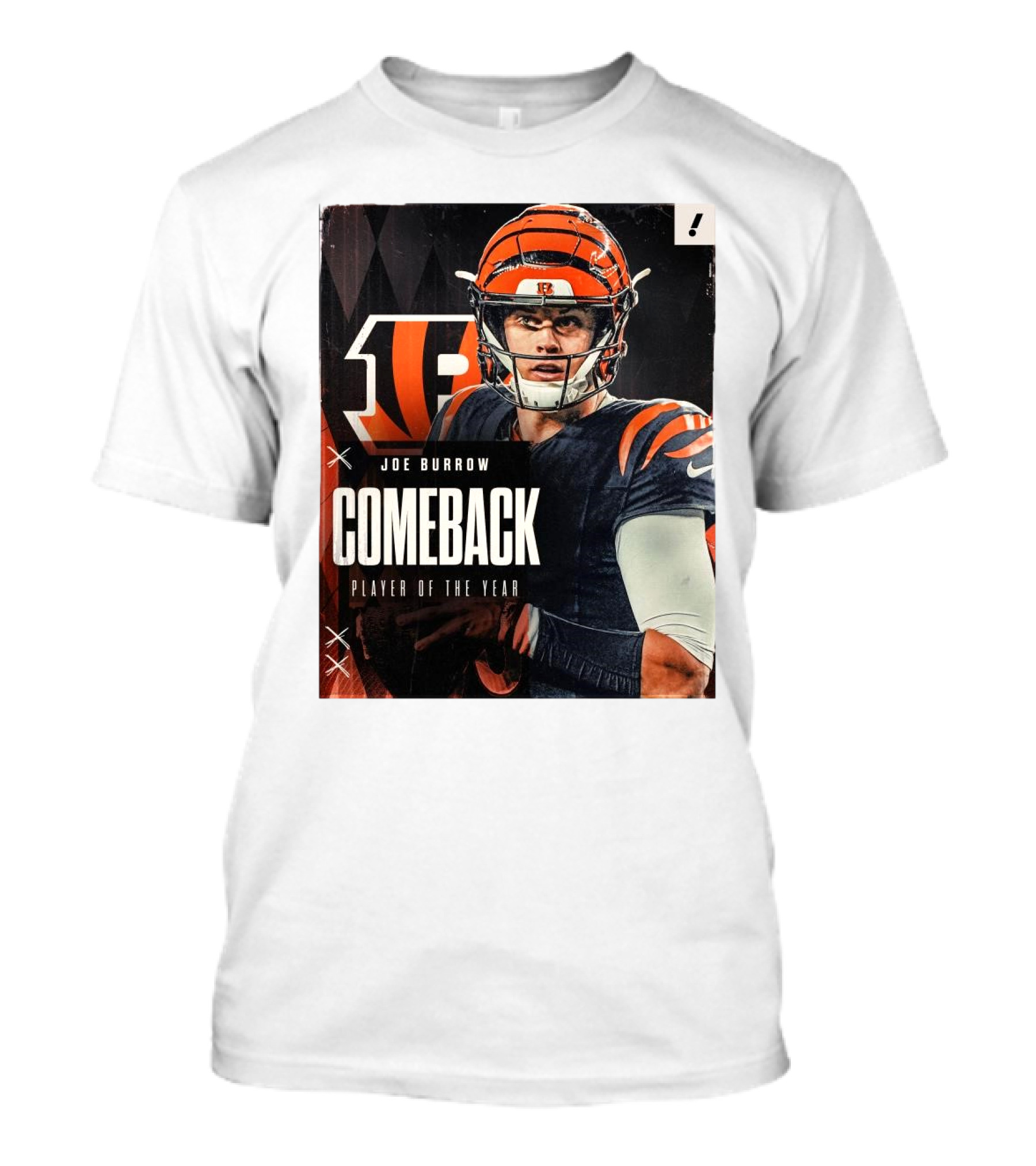 Joe Burrow Comeback Player Of The Year Cincinnati Bengals NFL 2024 T-Shirt