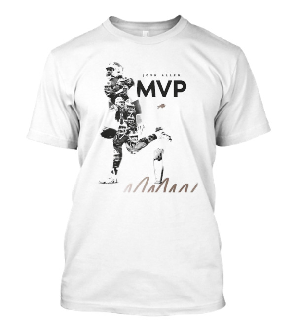 Josh Allen Buffalo Bills MVP Honors Iconic Running Pose T-Shirt