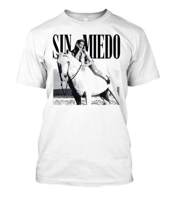Kali Uchis Sin Miedo Equestrian Horseback Riding Vintage Style T-Shirt