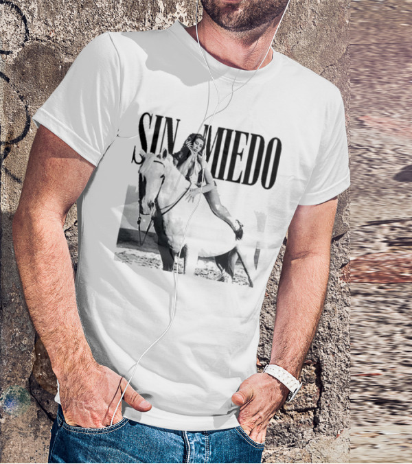 Kali Uchis Sin Miedo Equestrian Horseback Riding Vintage Style T-Shirt