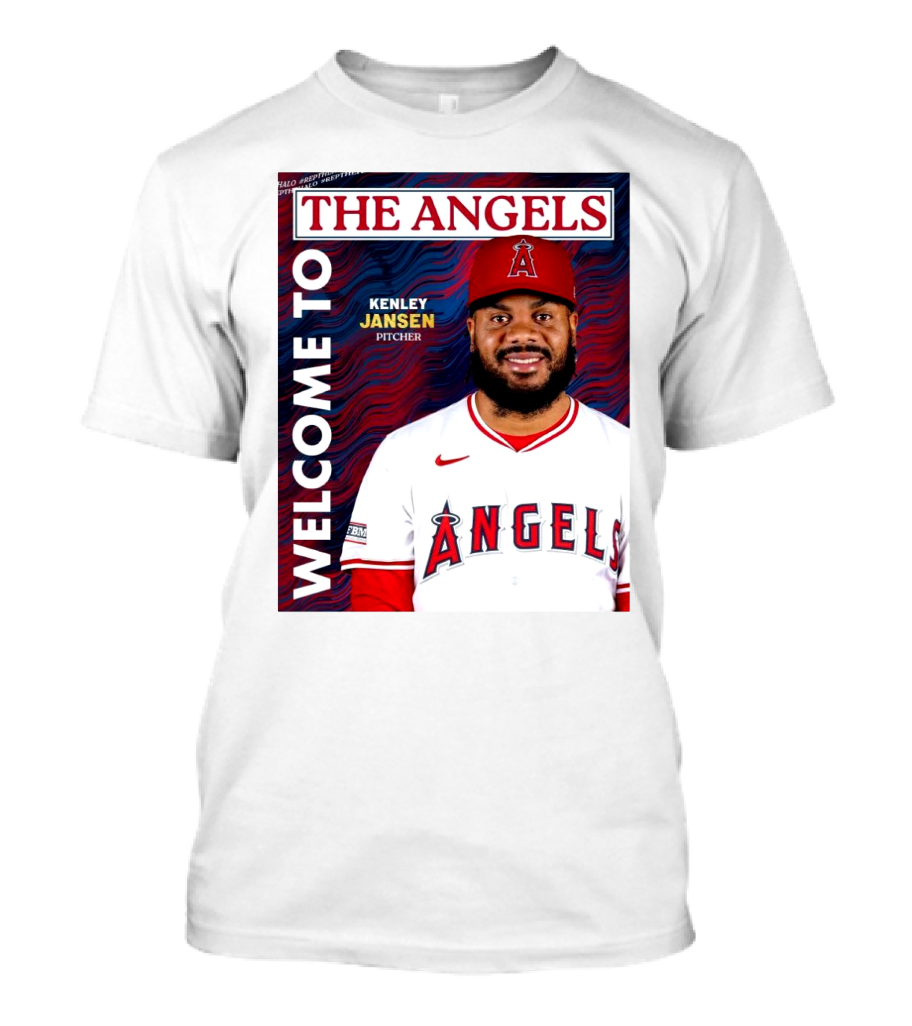 WELCOME TO THE ANGELS KENLEY JANSEN PITCHER T-Shirt