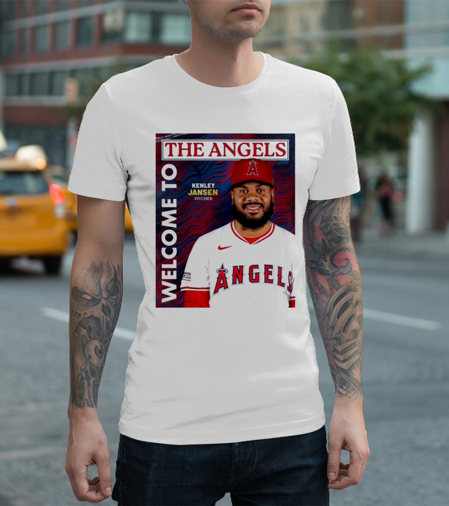 WELCOME TO THE ANGELS KENLEY JANSEN PITCHER T-Shirt